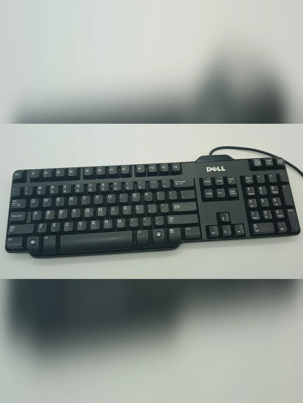 Dell Black Wired USB Full-Size Keyboard with Numeric Keypad